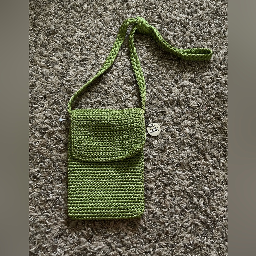 The Sak green cross body bag